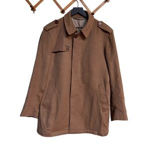 Hemrajani Hand crafted fine Australian wool camel Wool coat